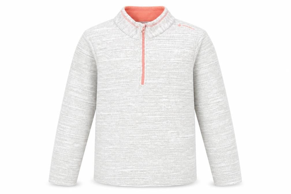 Decathlon Girls Grey Polyester Pullover Sweatshirt Size 14 Years Zip