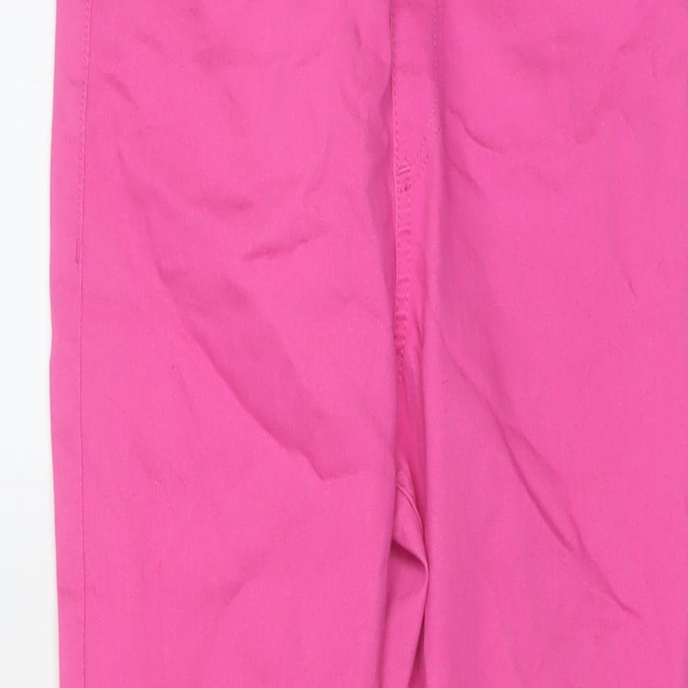 Marks and Spencer Womens Pink Cotton Jegging Jeans Size 10 L26 in Regular