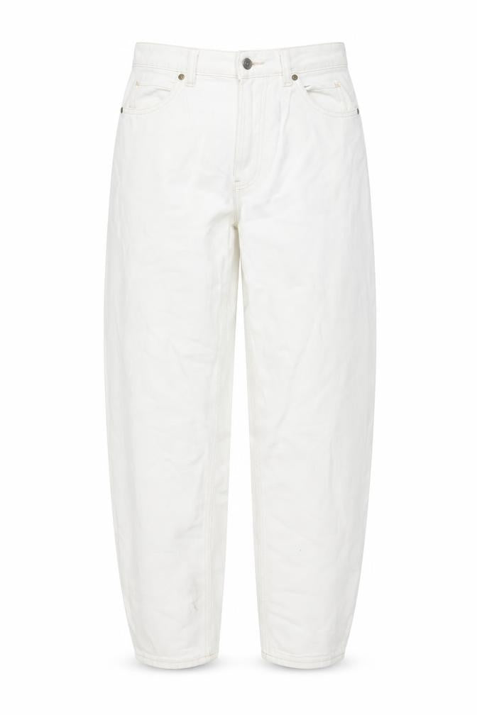 Lee Womens White Cotton Mom Jeans Size 26 L27 in Regular Button