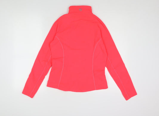 Mountain Hardwear Womens Pink Polyester Pullover Sweatshirt Size S Zip - Neon