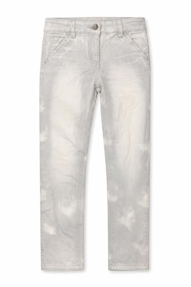 Next Boys Grey Spotted Cotton Skinny Jeans Size 11 Years L26 in Regular Zip