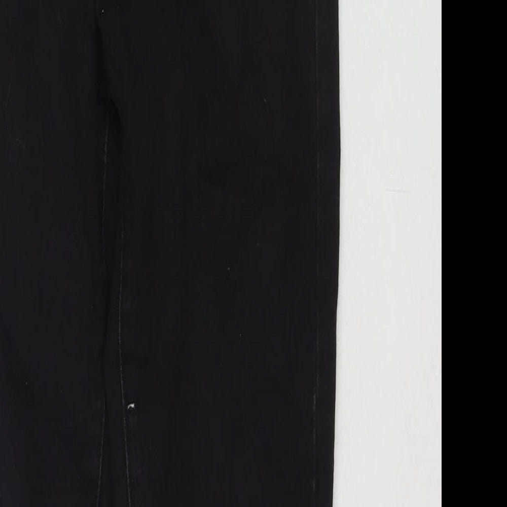 Denim & Co. Womens Black Cotton Skinny Jeans Size 12 L30 in Regular Zip