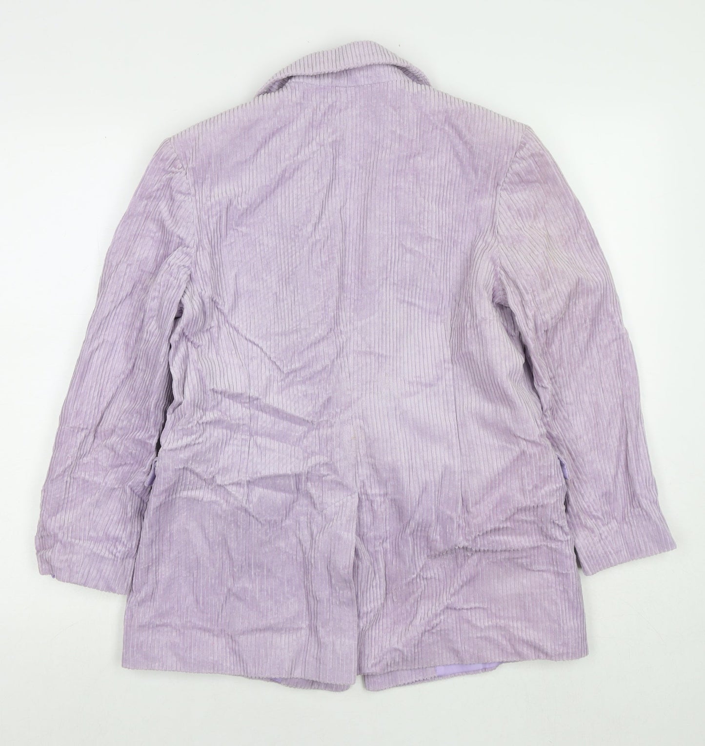 ASOS Womens Purple Jacket Blazer Size 8 Button