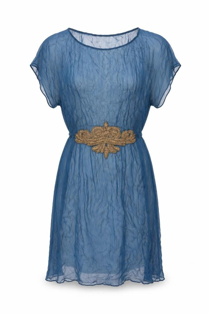 Monsoon Womens Blue Polyester Cover Up Size 10