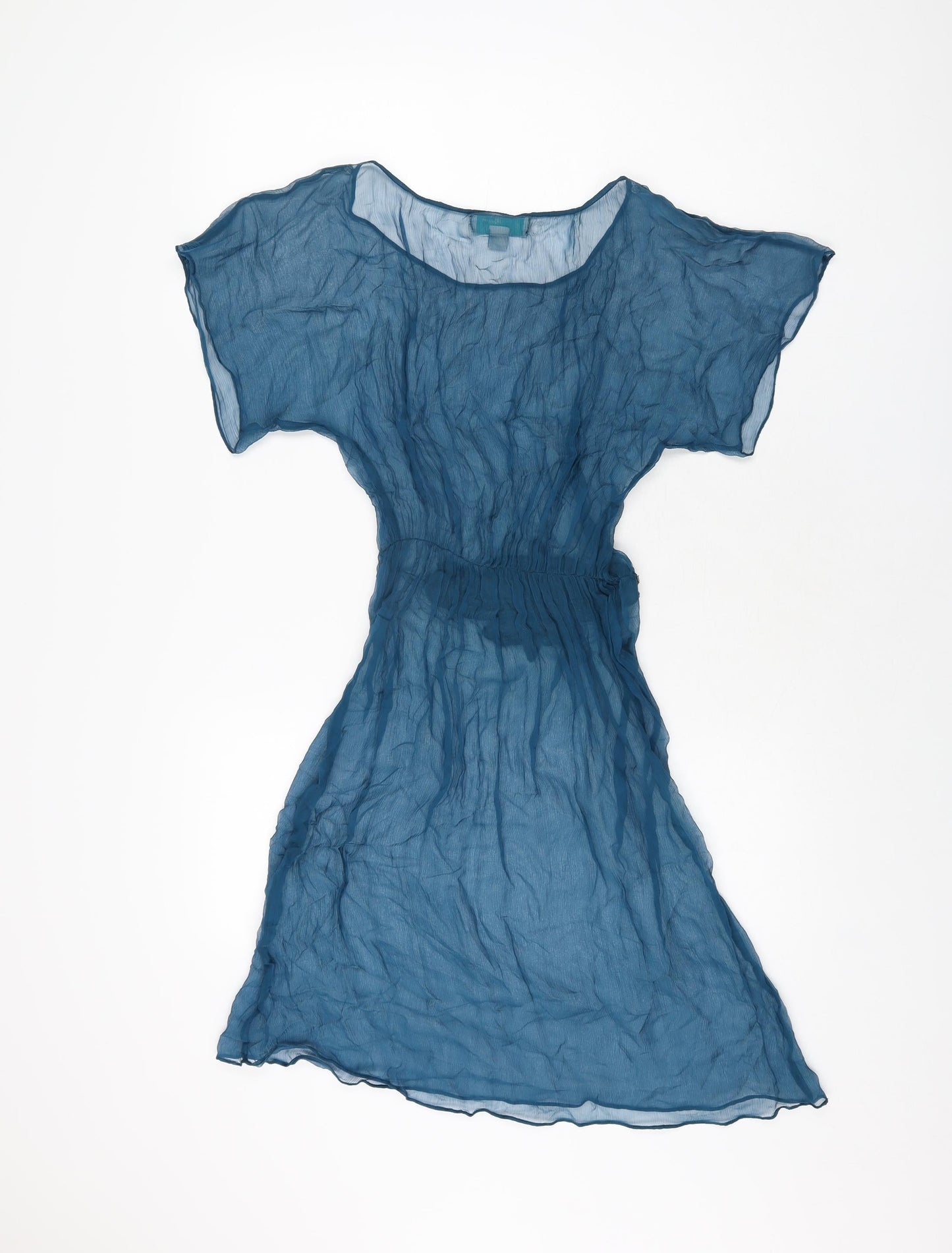 Monsoon Womens Blue Polyester Cover Up Size 10