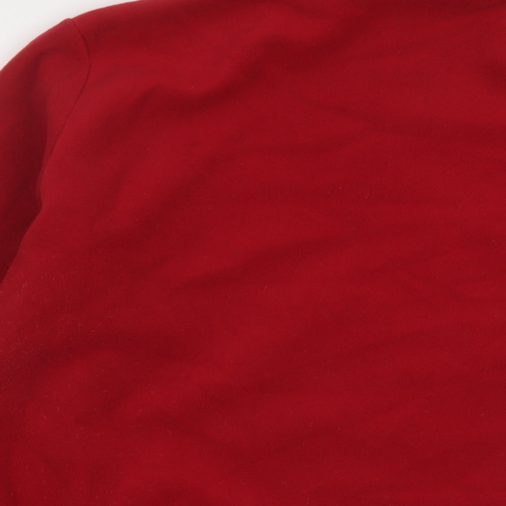 EWM Womens Red Jacket Size 14 Zip