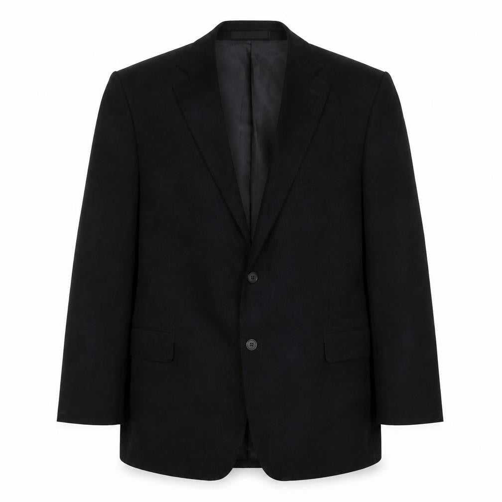 Marks and Spencer Mens Black Polyester Jacket Suit Jacket Size 44 Regular - Inside Pockets