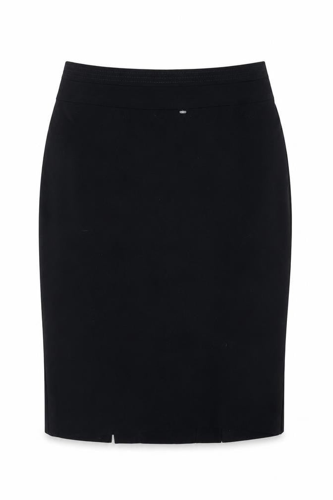 Marks and Spencer Womens Blue Polyester A-Line Skirt Size 8 Zip