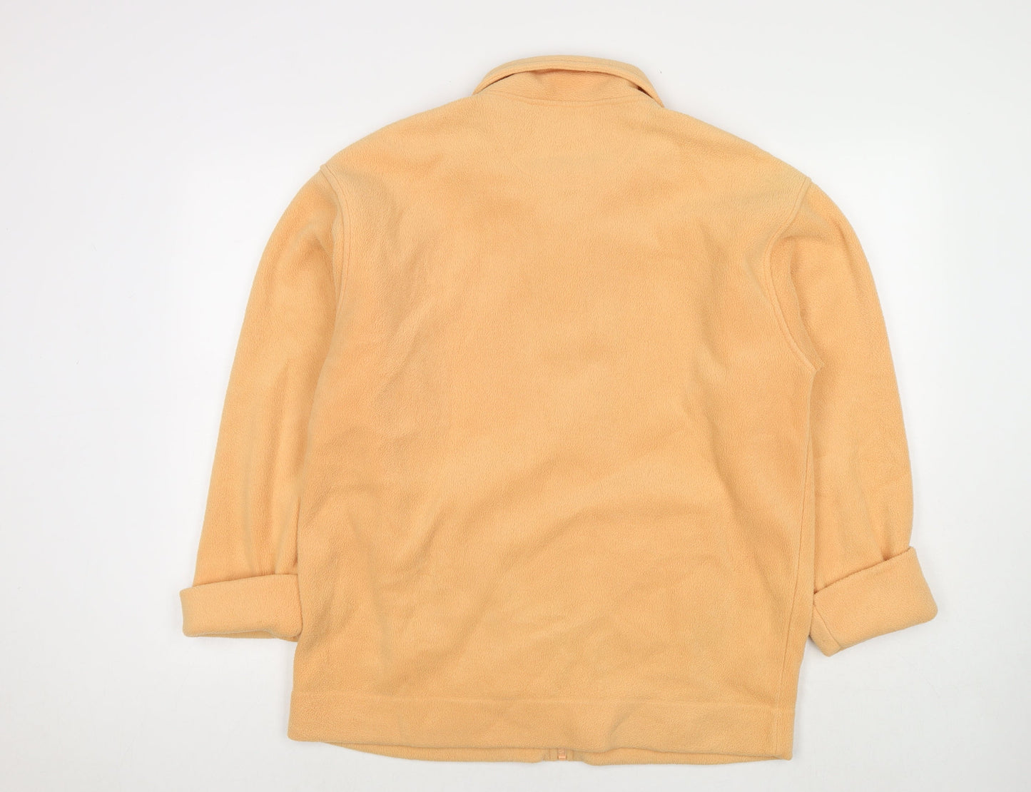 Fabrizio Womens Orange Jacket Size M Zip - Size M/L