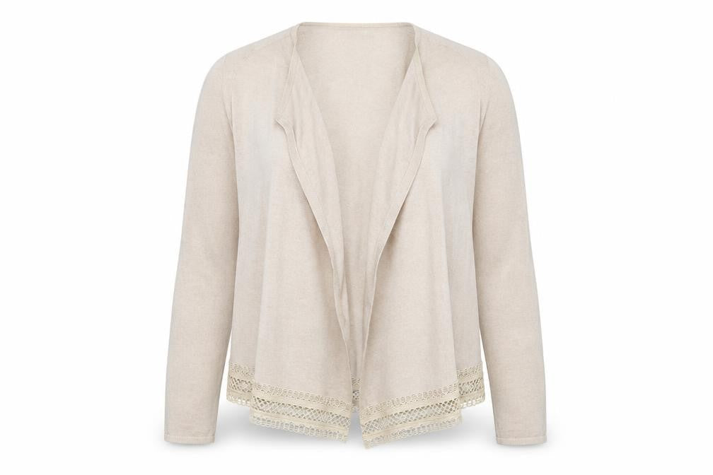 Marks and Spencer Womens Beige V-Neck Polyester Cape Jumper Size 12