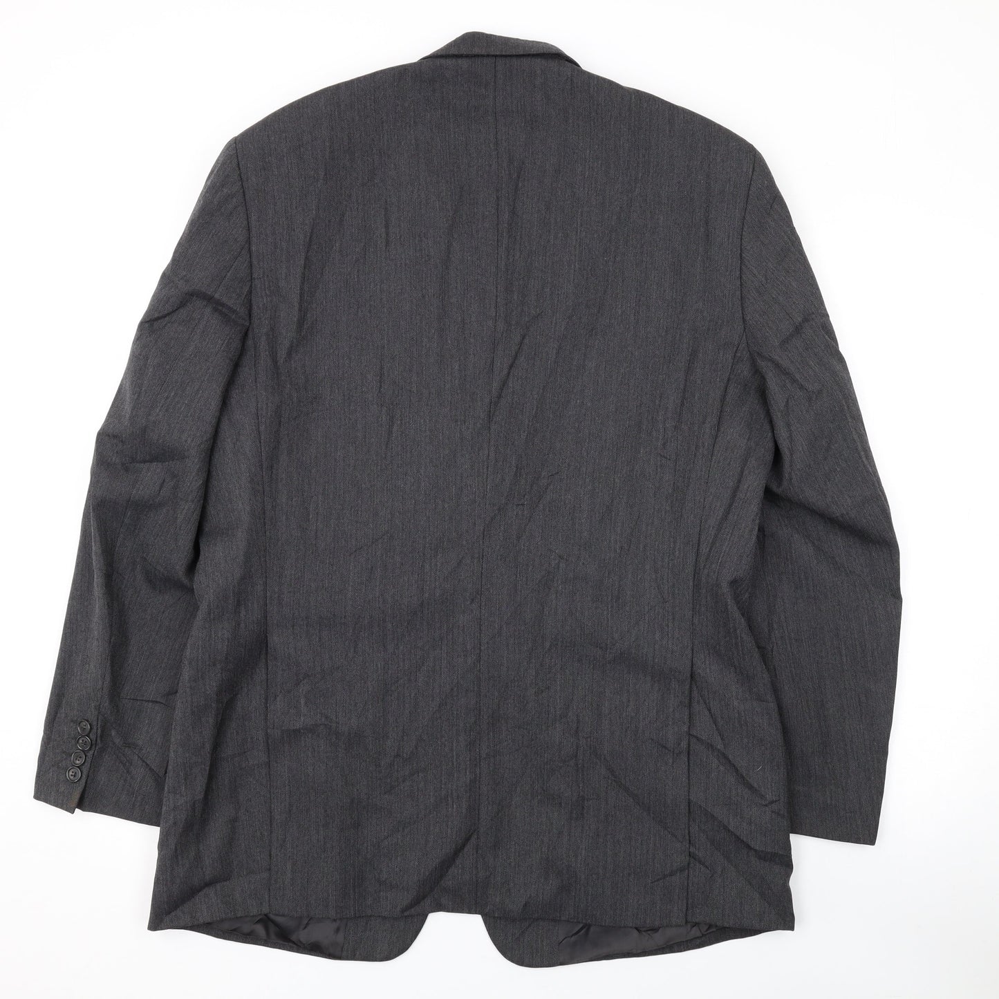 Mr Harry Mens Grey Polyester Jacket Suit Jacket Size 42 Regular