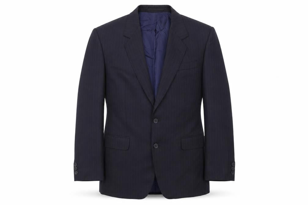 Varteks Mens Black Polyester Jacket Suit Jacket Size 42 Regular