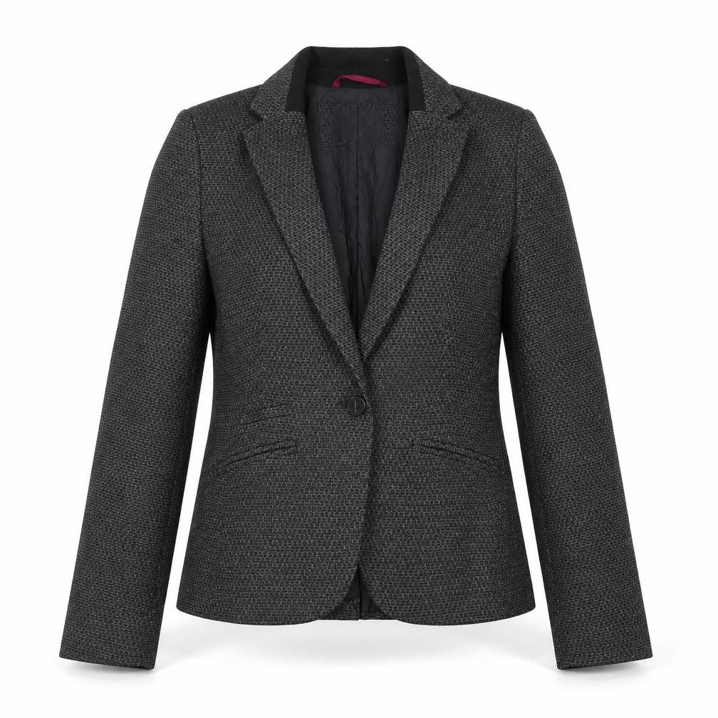 Next Womens Grey Jacket Blazer Size 8 Button