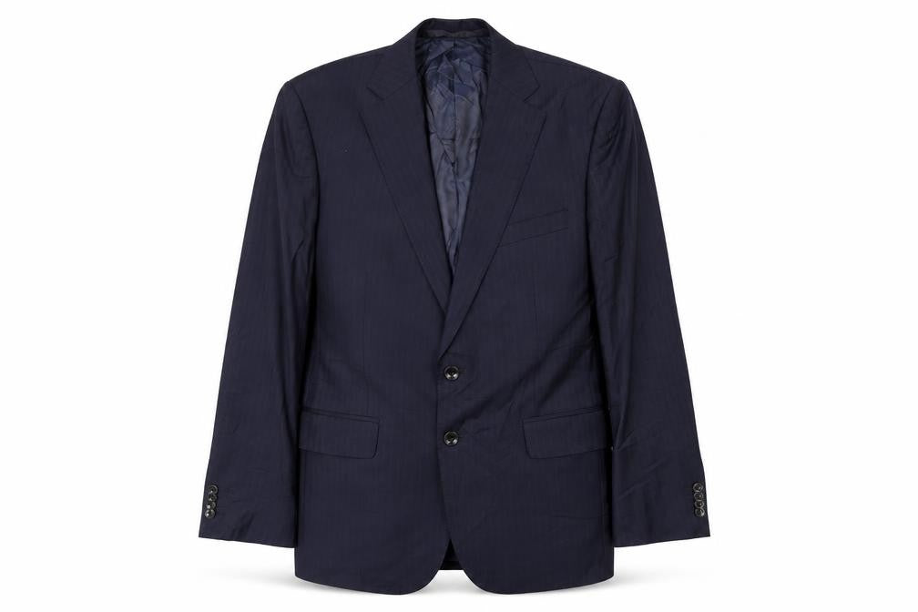 Marks and Spencer Mens Blue Wool Jacket Suit Jacket Size 40 Regular