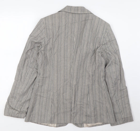 Article Womens Beige Jacket Size 12 Button