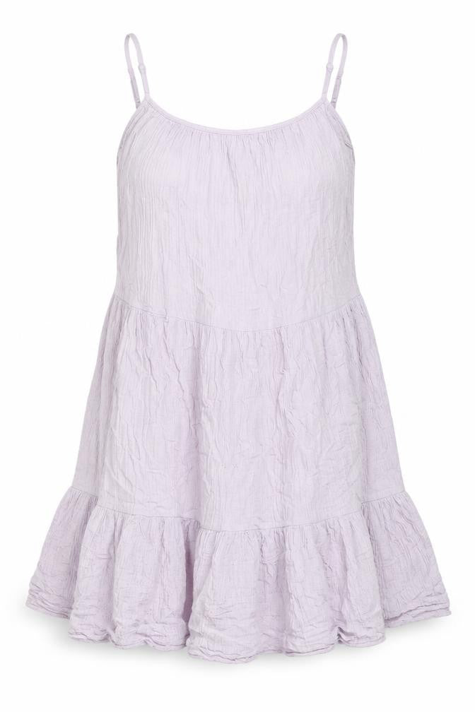 H&M Womens Purple Cotton Shift Size M Scoop Neck Pullover