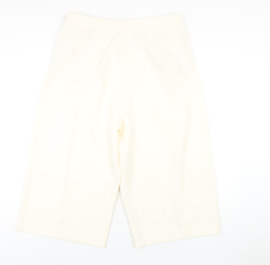 Finery Womens Ivory Polyester Capri Trousers Size 16 L20 in Regular Zip