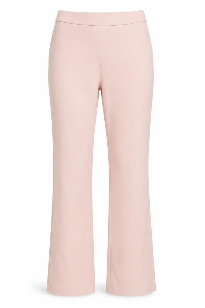 In the Style Womens Pink Polyester Trousers Size 4 L30 in Regular Zip