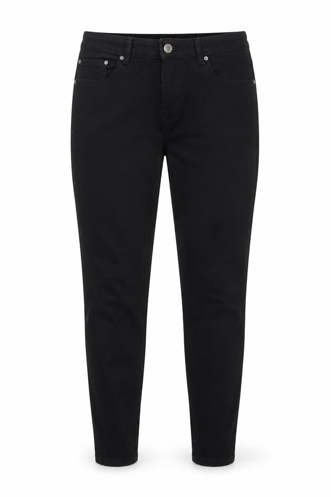 Zara Womens Black Cotton Skinny Jeans Size 10 L28.5 in Regular Button