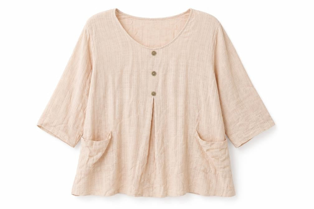 Womens UK Size XL Autonomy Pink Cotton Blouse