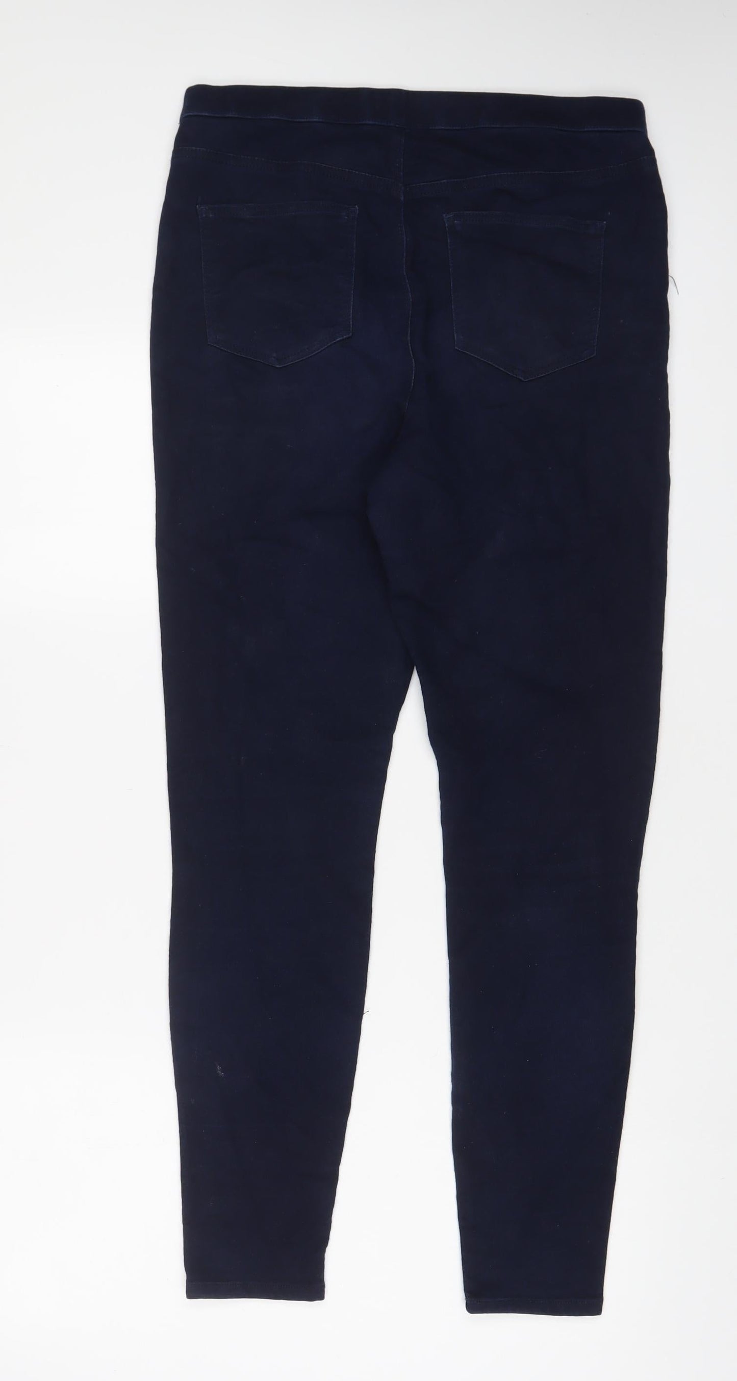 Papaya Womens Blue Cotton Jegging Jeans Size 12 L31 in Regular