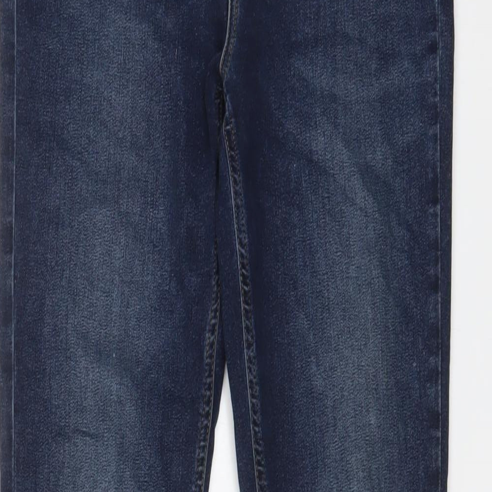 Jack Wills Womens Blue Cotton Skinny Jeans Size 27 in L30 in Regular Zip