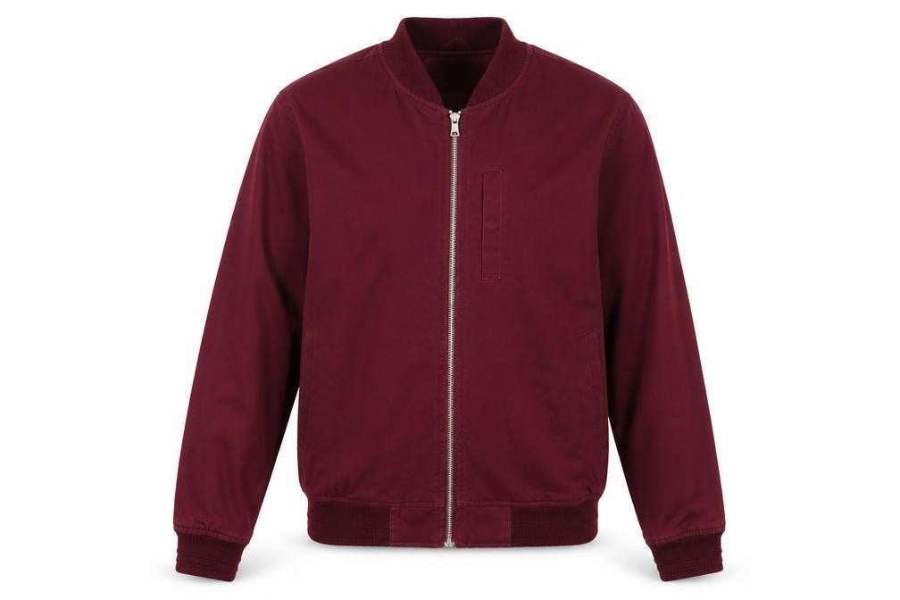 Topman Mens Red Jacket Size M Zip - Pockets