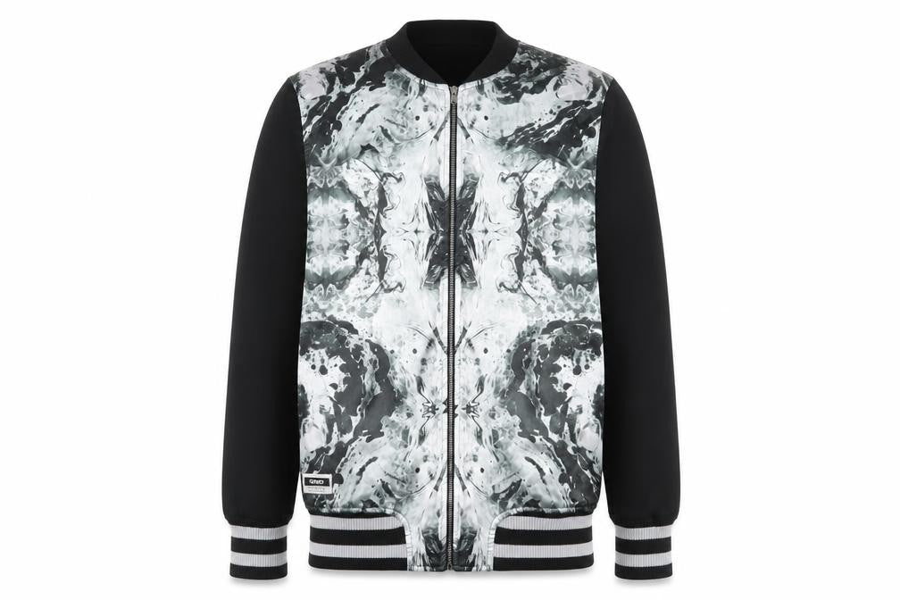 Cuckoo Mens Multicoloured Geometric Jacket Size M Zip