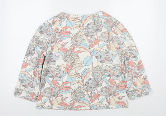 Marks and Spencer Womens Multicoloured Floral Jacket Blazer Size 12