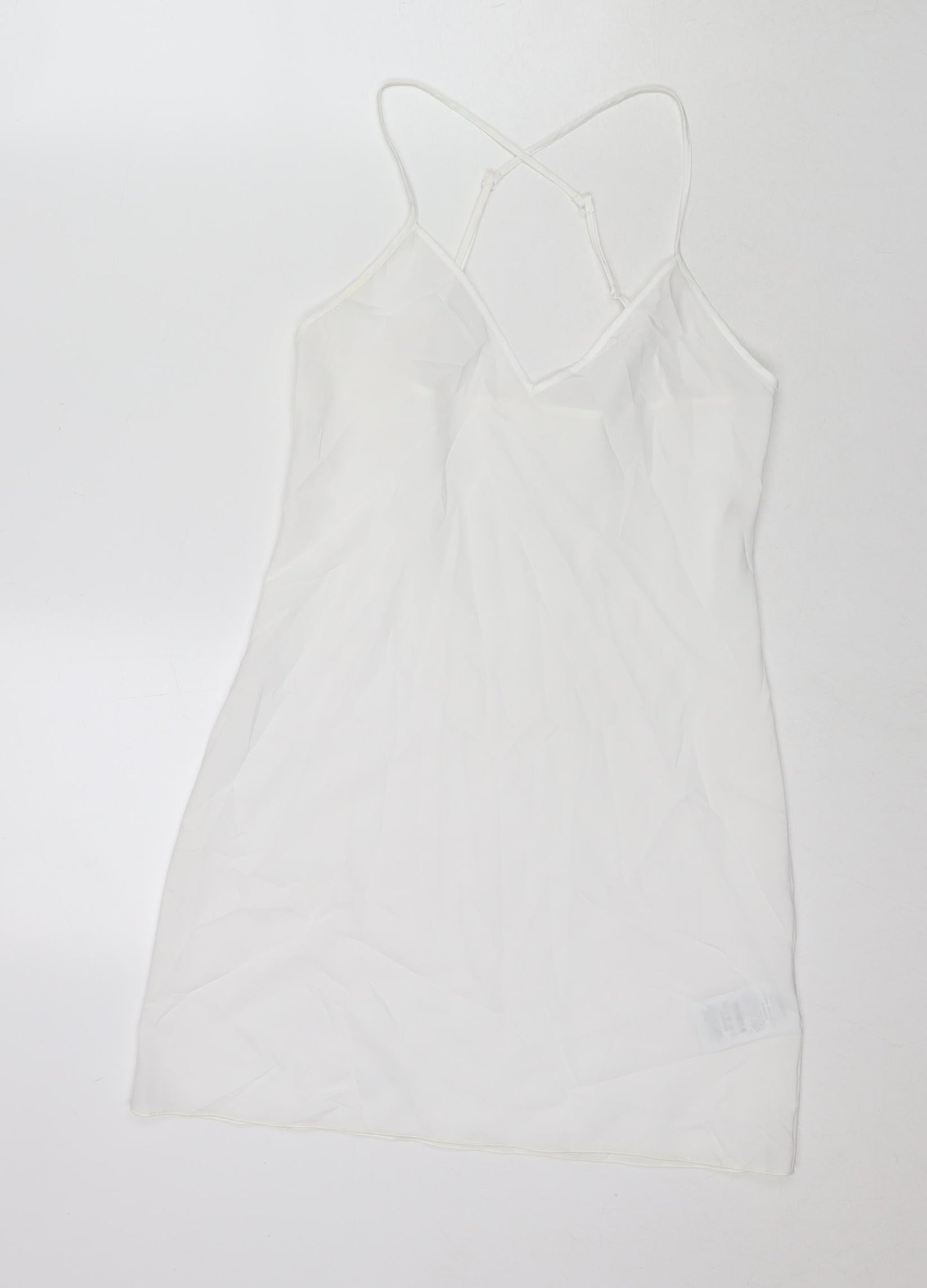 Missoni Womens White Polyester Mini Size 10 V-Neck Pullover