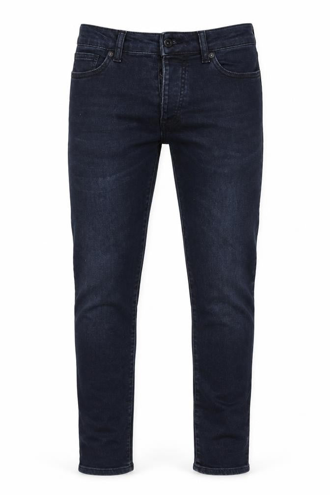 Topman Mens Blue Cotton Skinny Jeans Size 28 in L27 in Regular Zip