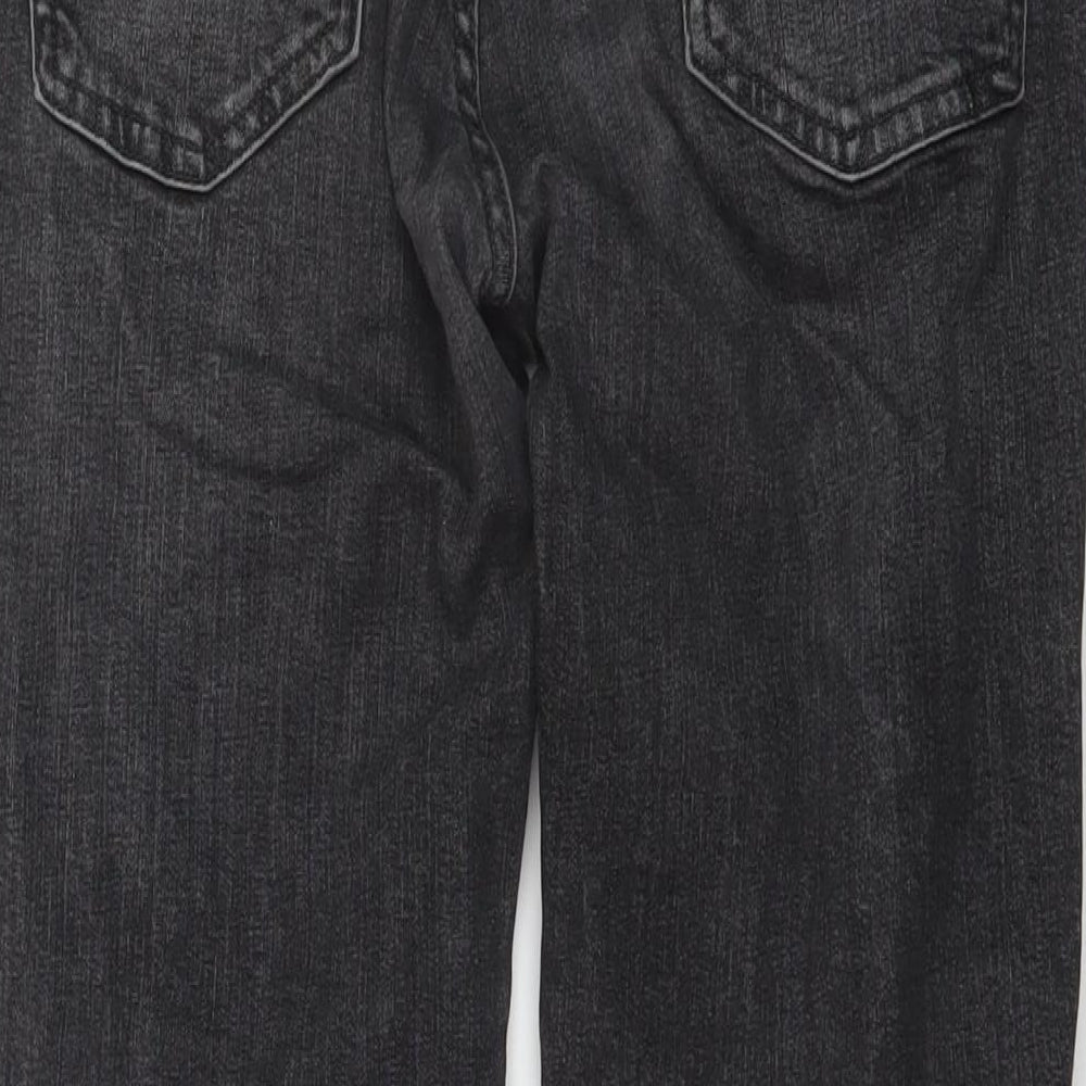 Pull&Bear Mens Grey Cotton Skinny Jeans Size 32 in L29 in Regular Button