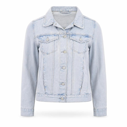 Topshop Womens Blue Jacket Size 8 Button