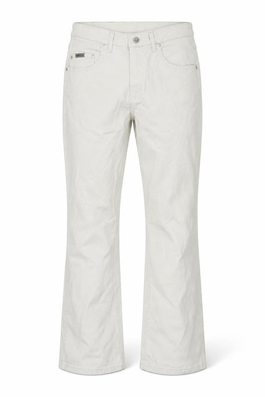 Lee Mens Beige Cotton Bootcut Jeans Size 30 in L27 in Regular Zip