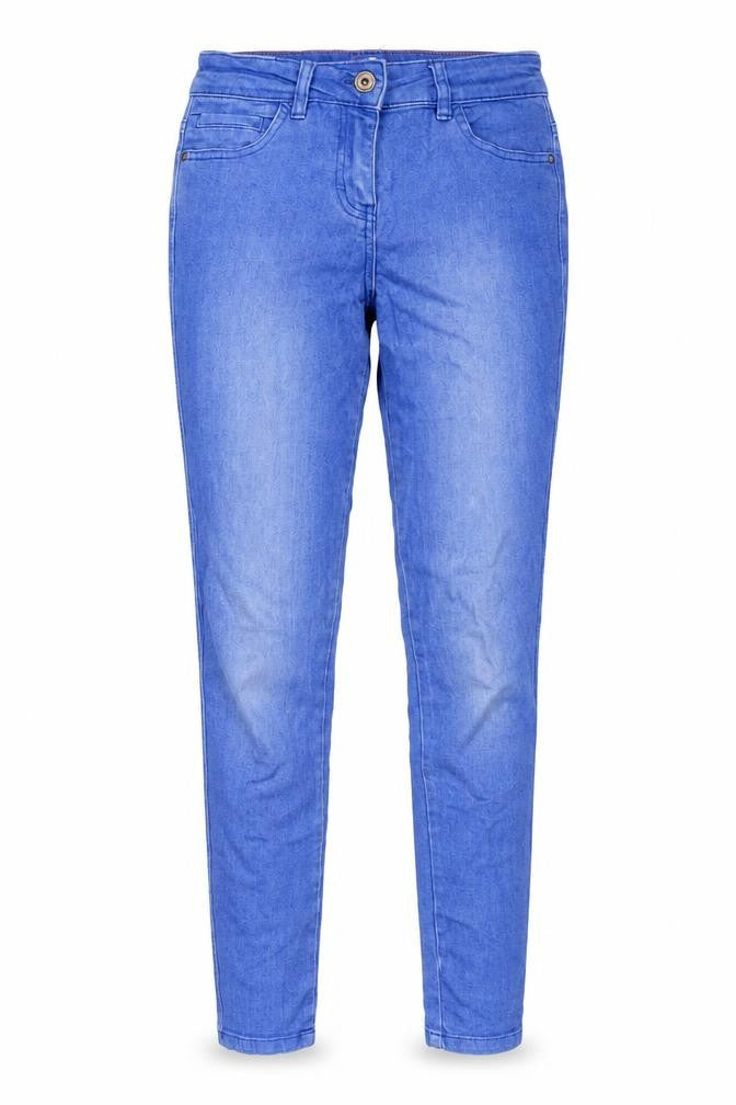 TU Womens Blue Cotton Skinny Jeans Size 10 L30 in Regular Zip
