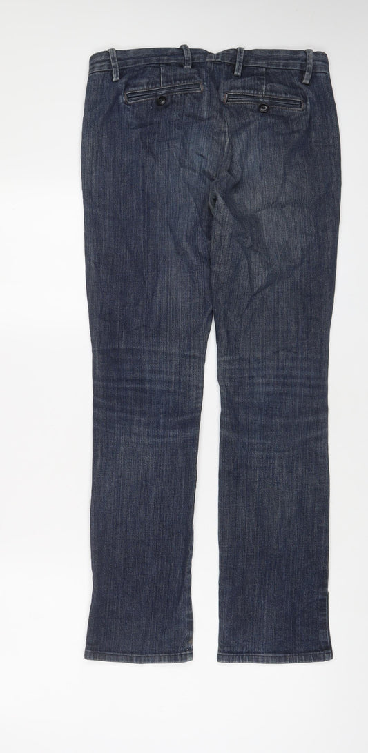 Gap Womens Blue Cotton Skinny Jeans Size 8 L30 in Regular Zip