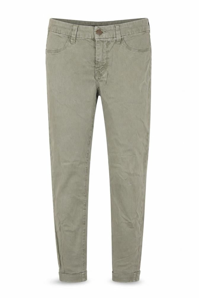 J.BRAND Womens Green Lyocell Trousers Size 25 L27 in Regular Zip - turn ups