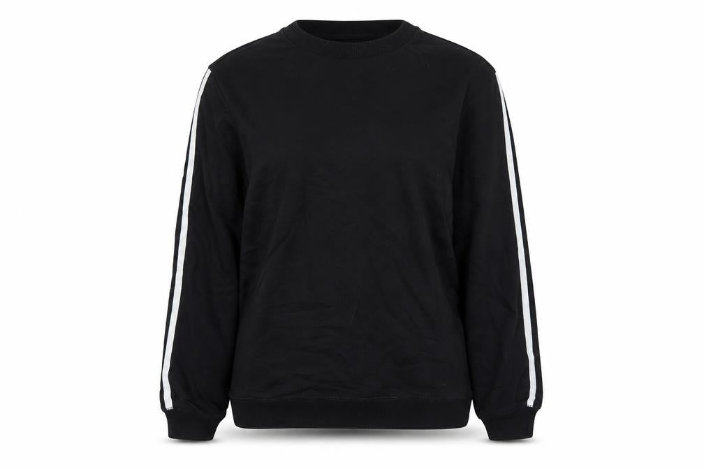 ASOS Womens Black Cotton Pullover Sweatshirt Size 10 Pullover