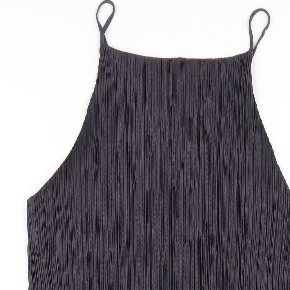 Pins & Needles Womens Purple Polyester A-Line Size M Square Neck Pullover