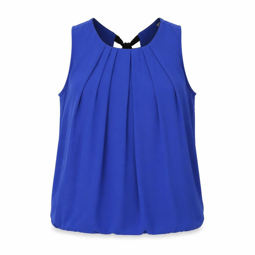 FRNCH Womens Blue Polyester Basic Blouse Size S Boat Neck