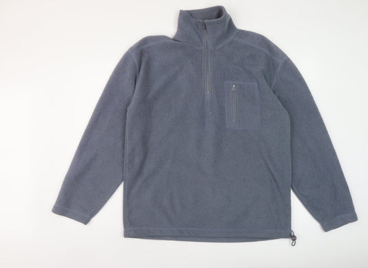 Great Plains Mens Blue Polyester Pullover Sweatshirt Size XL