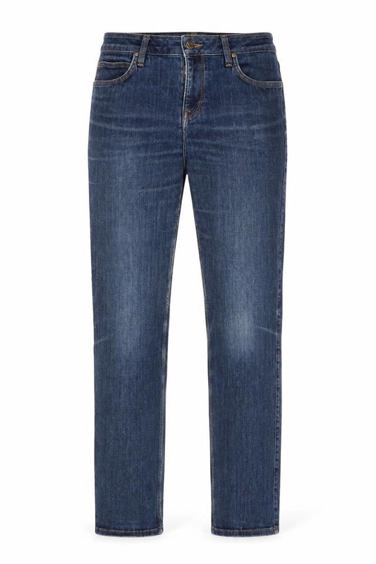 Lee Mens Blue Cotton Skinny Jeans Size 30 in L33 in Regular Zip - Long Leg