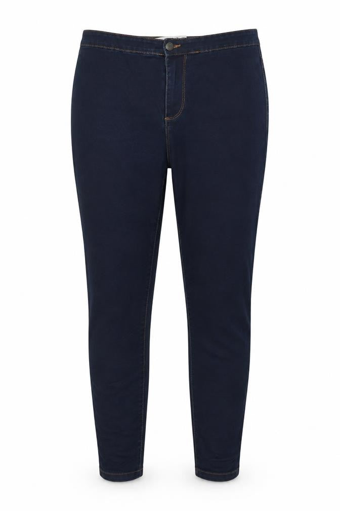 Denim & Co. Womens Blue Polyester Blend Skinny Jeans Size 14 L29 in Regular Zip