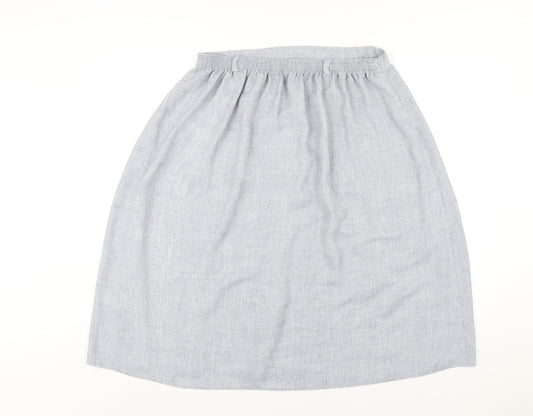 Berkertex Womens Blue Polyester A-Line Skirt Size 18