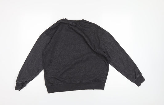 Disney Womens Grey Cotton Pullover Sweatshirt Size 6 Pullover - Minne Mouse