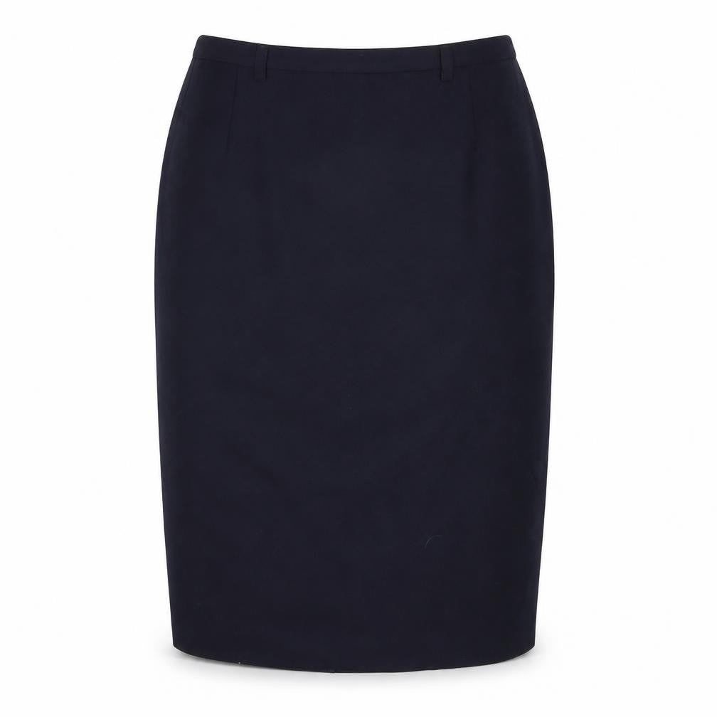 Paul Seperates Womens Blue Polyester Straight & Pencil Skirt Size 12 Zip