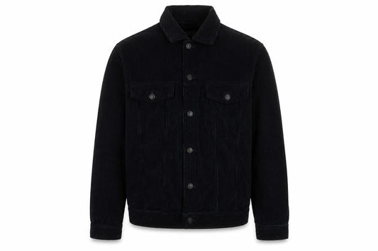 Loom Mens Blue Jacket Size L Button