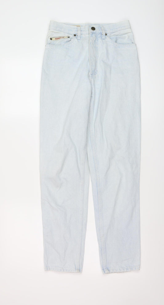 Rambler Womens Blue Cotton Mom Jeans Size 24 in L28 in Regular Button