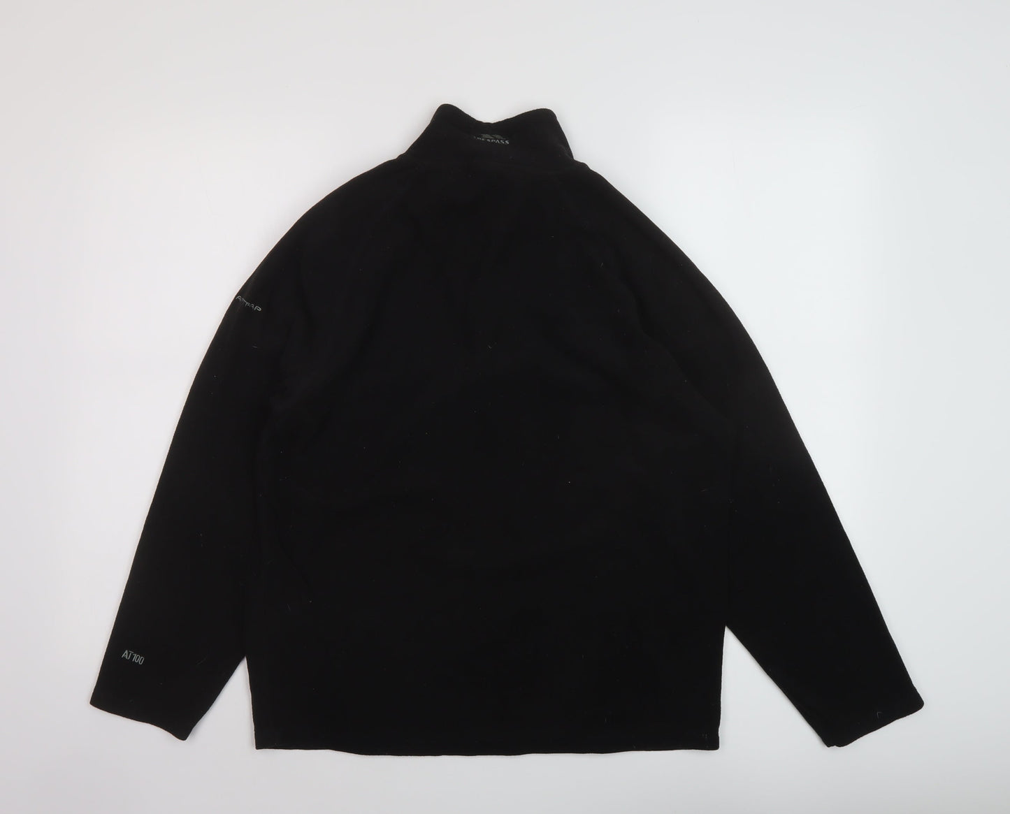 Tresapass Womens Black Polyester Pullover Sweatshirt Size L Zip