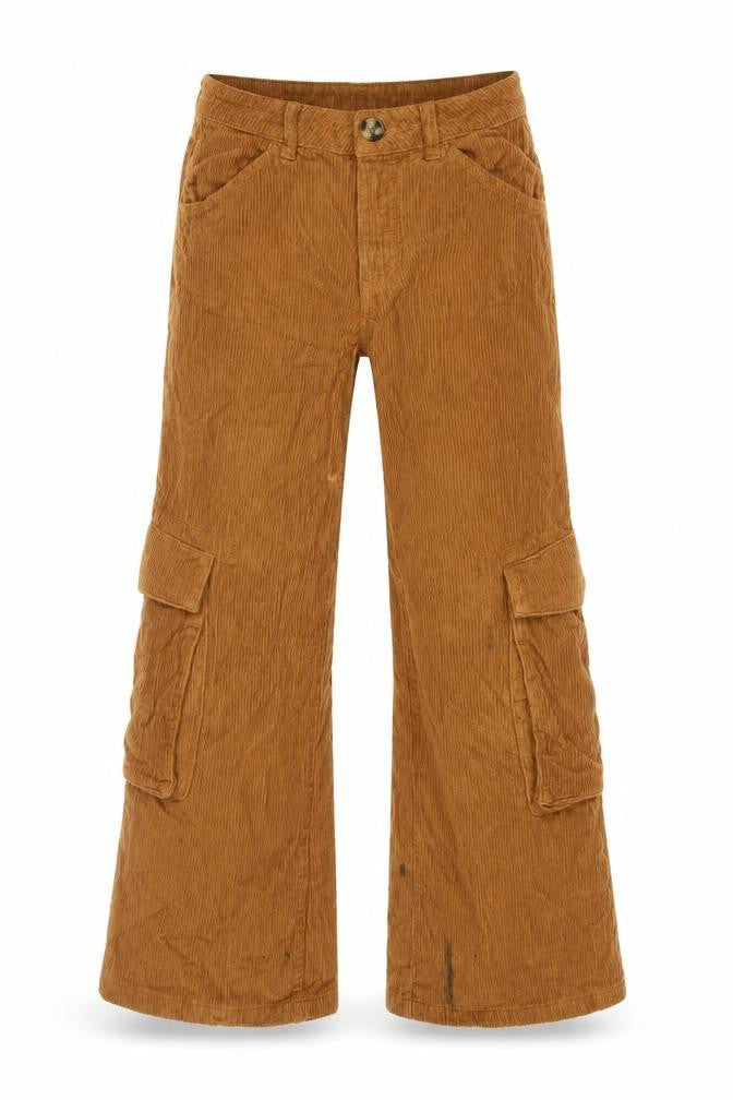 BDG Womens Brown Cotton Trousers Size XS L27 in Regular Zip